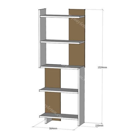 KỆ TRANG TRÍ GỖ ĐỨNG KTTG 18